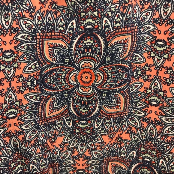 Joie Silk Tank Top small blue coral medallion paisley - Picture 3 of 6